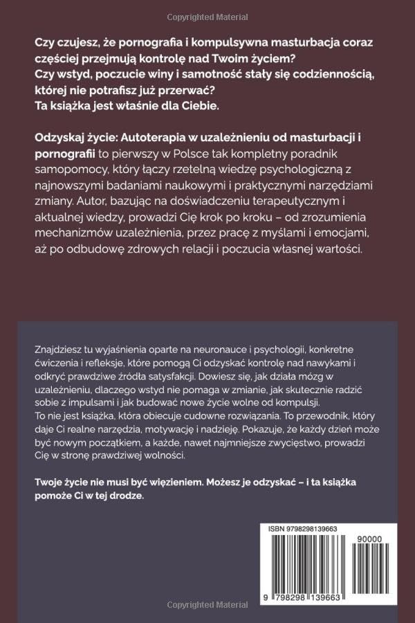 ODZYSKAJ ŻYCIE: AUTOTERAPIA W UZALEŻNIENIU OD MASTURBACJI I PORNOGRAFII. O. MOREAU - obrazek 3