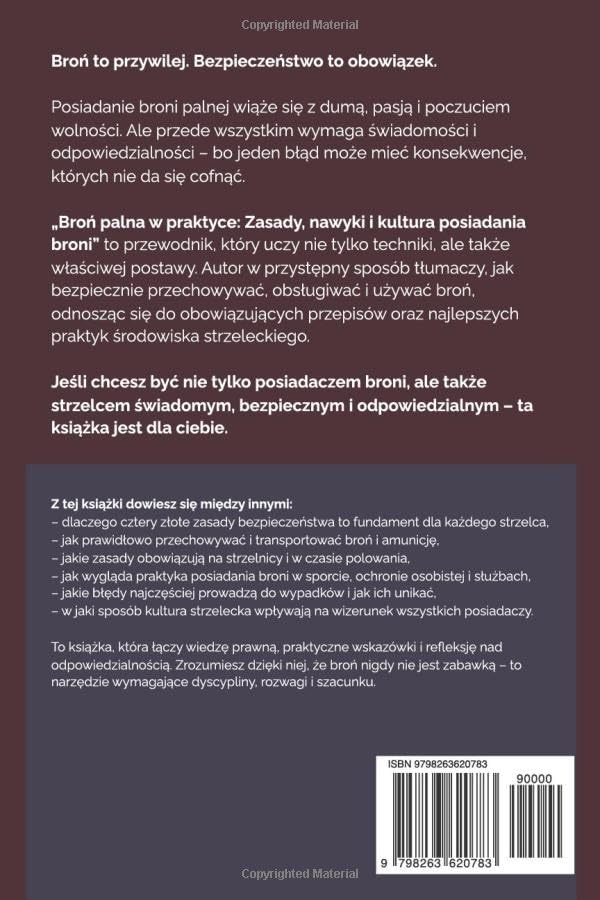 BROŃ PALNA W PRAKTYCE: ZASADY, NAWYKI I KULTURA POSIADANIA BRONI. A. SOBOLEWSKI - obrazek 3