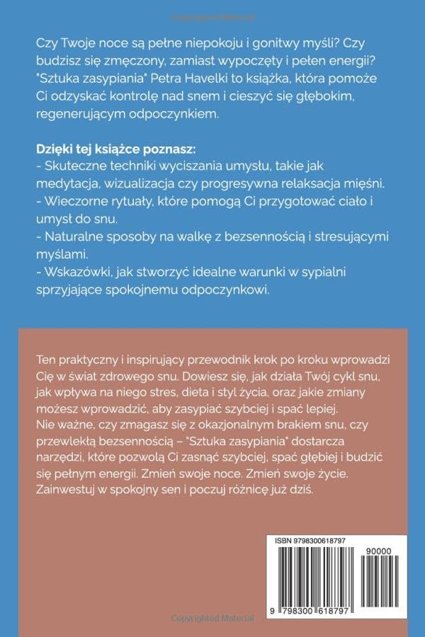 SZTUKA ZASYPIANIA: JAK POKONAĆ TRUDNOŚCI Z ZASYPIANIEM . P. HAVELKA - obrazek 3