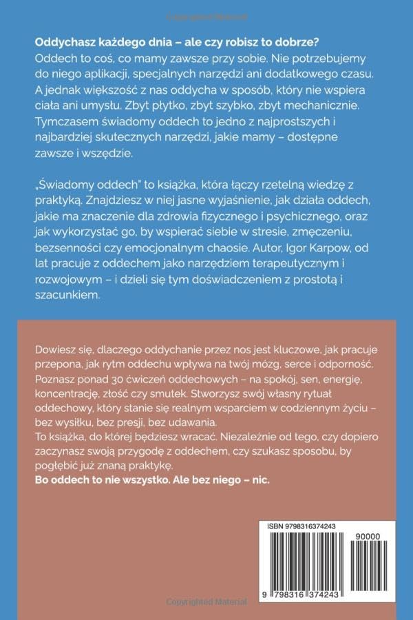 ŚWIADOMY ODDECH: PRAKTYCZNY PRZEWODNIK PO ĆWICZENIACH ODDECHOWYCH. I. KARPOW - obrazek 3